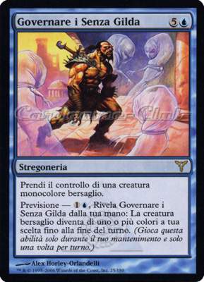 025 / 180 Governare i Senza Gilda rara (IT) -NEAR MINT-