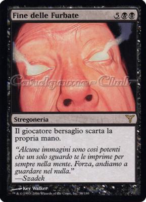 058 / 180 Fine delle Furbate rara (IT) -NEAR MINT-