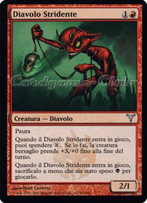 072 / 180 Diavolo Stridente non comune (IT) -NEAR MINT-