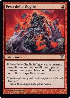 078 / 180 Peso delle Guglie non comune (IT) -NEAR MINT-