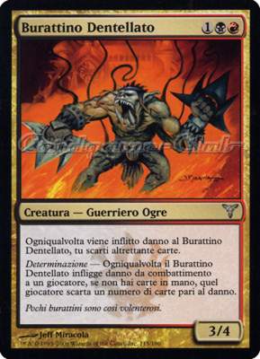 115 / 180 Burattino Dentellato non comune (IT) -NEAR MINT-