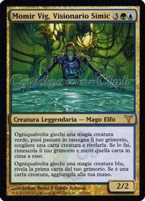 118 / 180 Momir Vig, Visionario Simic rara (IT) -NEAR MINT-