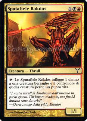 128 / 180 Sputafiele Rakdos comune (IT) -NEAR MINT-