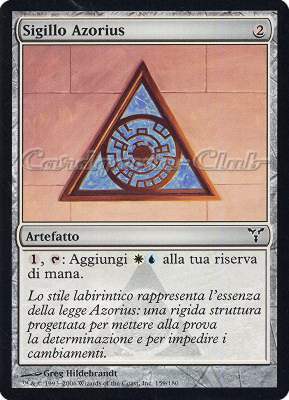 159 / 180 Sigillo Azorius comune (IT) -NEAR MINT-