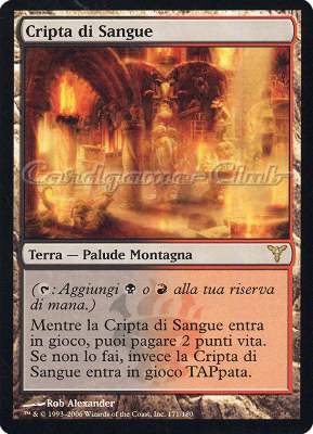 171 / 180 Cripta di Sangue rara (IT) -NEAR MINT-