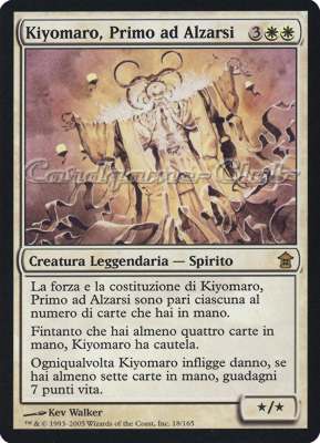 018 / 165 Kiyomaro, Primo ad Alzarsi rara (IT) -NEAR MINT-