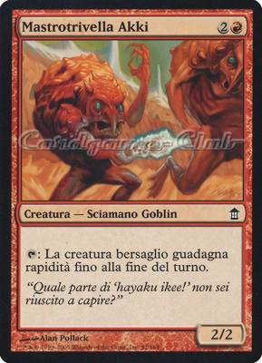 092 / 165 Mastrotrivella Akki comune (IT) -NEAR MINT-