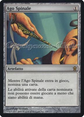 158 / 165 Ago Spinale rara (IT) -NEAR MINT-