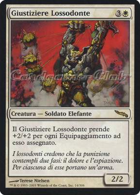 014 / 306 Giustiziere Lossodonte rara (IT) -NEAR MINT-