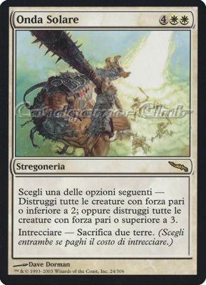 024 / 306 Onda Solare rara (IT) -NEAR MINT-