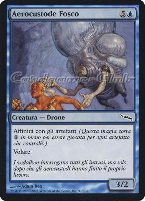 051 / 306 Aerocustode Fosco comune (IT) -NEAR MINT-