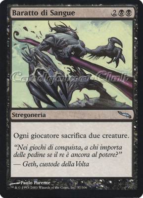 057 / 306 Baratto di Sangue non comune (IT) -NEAR MINT-