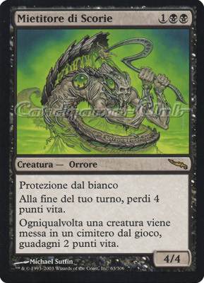 063 / 306 Mietitore di Scorie rara (IT) -NEAR MINT-