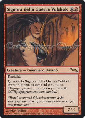 110 / 306 Signora della Guerra Vulshok rara (IT) -NEAR MINT-
