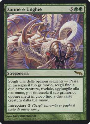 134 / 306 Zanne e Unghie rara (IT) -NEAR MINT-