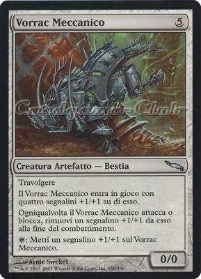 156 / 306 Vorrac Meccanico non comune (IT) -NEAR MINT-