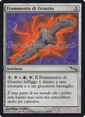 182 / 306 Frammento di Granito non comune (IT) -NEAR MINT-