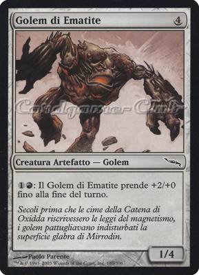 185 / 306 Golem di Ematite comune (IT) -NEAR MINT-