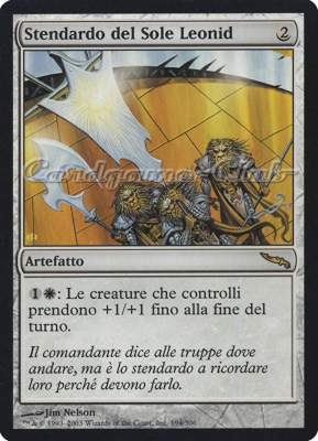 194 / 306 Stendardo del Sole Leonid rara (IT) -NEAR MINT-