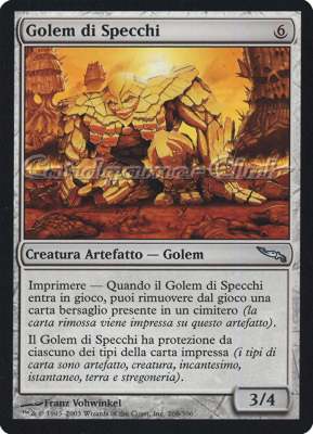 208 / 306 Golem di Specchi non comune (IT) -NEAR MINT-