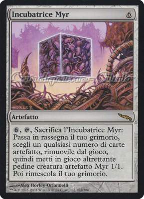 212 / 306 Incubatrice Myr rara (IT) -NEAR MINT-