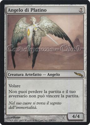228 / 306 Angelo di Platino rara (IT) -NEAR MINT-