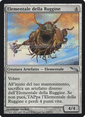 234 / 306 Elementale della Ruggine non comune (IT) -NEAR MINT-