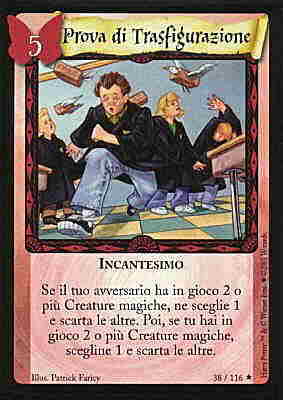 038/116 Prova di Trasfigurazione rara (IT)