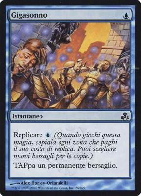 026 / 165 Gigasonno comune (IT) -NEAR MINT-