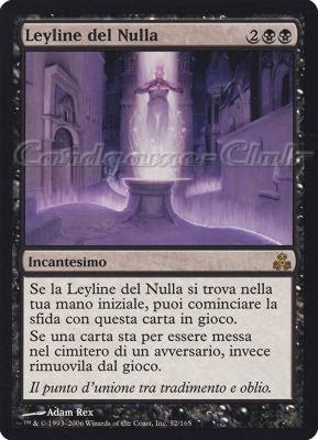 052 / 165 Leyline del Nulla rara (IT) -NEAR MINT-