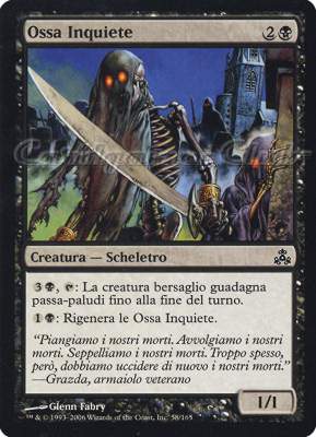 058 / 165 Ossa Inquiete comune (IT) -NEAR MINT-