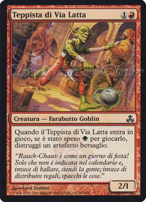 078 / 165 Teppista di Via Latta comune (IT) -NEAR MINT-