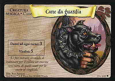 053/116 Cane da guardia non comune (IT)