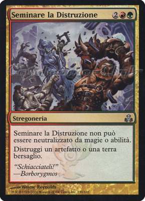 139 / 165 Seminare la Distruzione non comune (IT) -NEAR MINT-