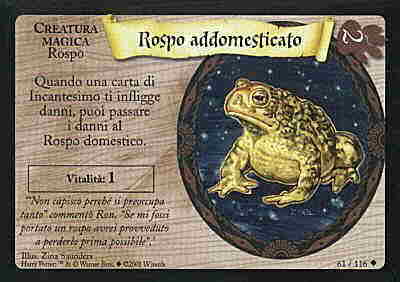 061/116 Rospo addomesticato non comune (IT)