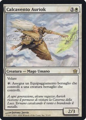 005 / 165 Calcavento Auriok rara (IT) -NEAR MINT-