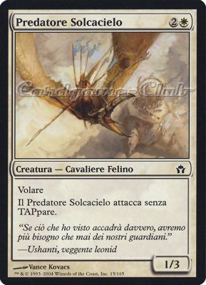 015 / 165 Predatore Solcacielo comune (IT) -NEAR MINT-