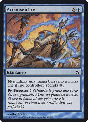 027 / 165 Acconsentire comune (IT) -NEAR MINT-