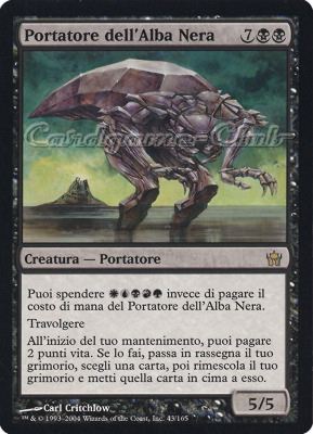 043 / 165 Portatore dell' Alba Nera rara (IT) -NEAR MINT-