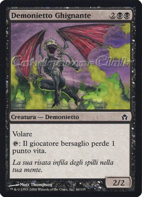 044 / 165 Demonietto Ghignante comune (IT) -NEAR MINT-