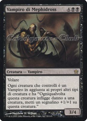 053 / 165 Vampiro di Mephidross rara (IT) -NEAR MINT-