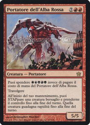 062 / 165 Portatore dell' Alba Rossa rara (IT) -NEAR MINT-