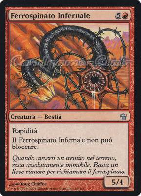 069 / 165 Ferrospinato Infernale non comune (IT) -NEAR MINT-