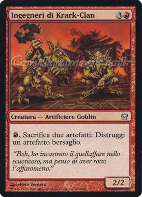 070 / 165 Ingegneri di Krark-Clan non comune (IT) -NEAR MINT-