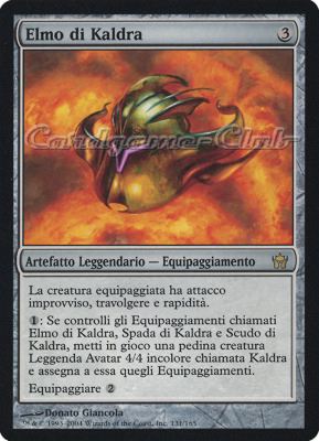 131 / 165 Elmo di Kaldra rara (IT) -NEAR MINT-