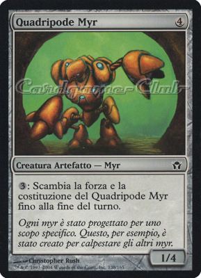 138 / 165 Quadripode Myr comune (IT) -NEAR MINT-