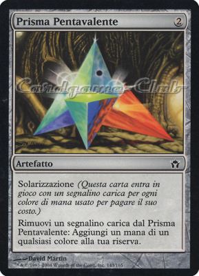143 / 165 Prisma Pentavalente comune (IT) -NEAR MINT-