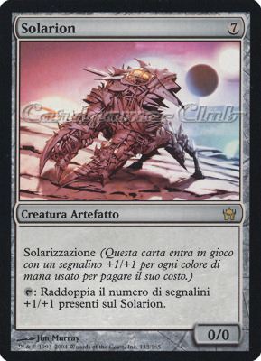 153 / 165 Solarion rara (IT) -NEAR MINT-