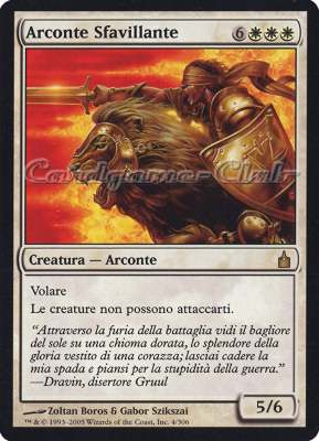004 / 306 Arconte Sfavillante rara (IT) -NEAR MINT-