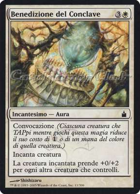 011 / 306 Benedizione del Conclave comune (IT) -NEAR MINT-